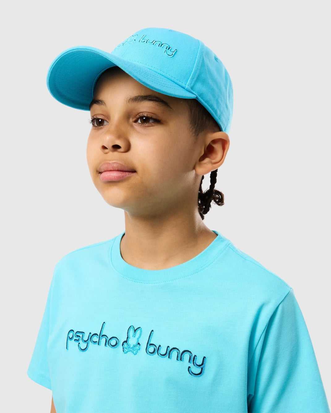 Casquettes Psycho Bunny Louise Baseball Cap Aquarius Enfant | KTV-47171216